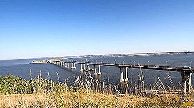 El puente más largo de Rusia.